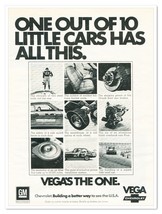 Print Ad Chevrolet Vega One Out of 10 Little Cars Vintage 1973 Advertisement - £7.62 GBP