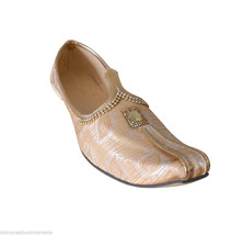 Men Shoes Indian Handmade Traditional Wedding Mojari Loafers Khussa Jutties US 6 - £42.99 GBP