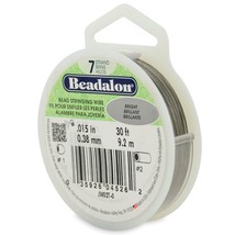 Beadalon 7 Strand Stainless Steel Bead Stringing Wire, 0.015 in / 0.38 mm,  - $16.42