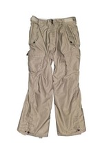 686 Pants InfiDry Reserved Beige Snowboard Ski Lined Ankle Zip Winter Ca... - £49.94 GBP