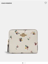 Coach c6001 Billfold Wallet In Floral print NWT - £67.18 GBP