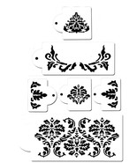 6 Piece Cake decorating Airbrush Icing Frosting Fondant Elegant Lace Ste... - $18.97 CAD