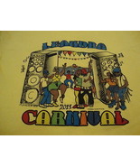 Leandra Carnival 2013 Rap Hip Hop Party Music Dancing Fun Yellow T Shirt L - $16.82
