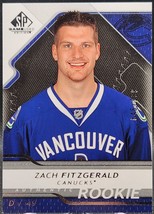 2008-09 SP Game Used Zach Fitzgerald RC #176 Silver /999 Vancouver Canucks - $1.79