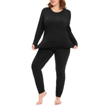 Plus Size Thermal Underwear For Women Long Johns Fleece Lined Base Layer... - £48.46 GBP
