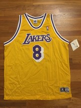 Authentic 1997-98 Los Angeles Lakers Kobe Bryant Home Yellow Gold Jersey size 54 - £796.46 GBP