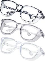 Stylish Anti-Fog Safety Goggles - Clear Protective Eyewear for Professio... - $29.65