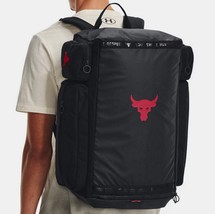 Under Armour Men&#39;s Project Rock Duffle Backpack UA Bag, Black 1376459 39L - £102.50 GBP