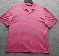 Bobby Jones Polo Shirt Mens L Multi Striped Golf Performance Collared Po... - $21.33