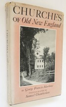 Churches Old New England Marlowe vintage book 1947 1st ed Chamberlain ph... - £36.09 GBP