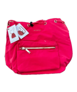 Kedzie Aries Convertible Bucket Bag Coral Backpack Sling Crossbody Travel - $28.98