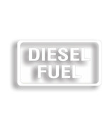 Service Garage Shop Decal for DIESEL Barrel Drum Tank Fuel Pump sign lab... - $13.83