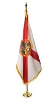 Florida - 8&#39; Flag Presentation Set - £265.83 GBP