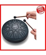 Portable 6 Inch Navy Blue Tongue Drum - Ethereal Sounds for Meditation &amp;... - $807.46 MXN