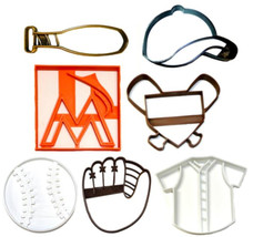 Miami Marlins MLB Baseball Team Logo Set of 7 Cookie Cutters USA PR1275 - £16.06 GBP