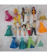 Disney Princess Magic Clip dolls set Little Kingdom dresses Rapunzel Tia... - €58,39 EUR