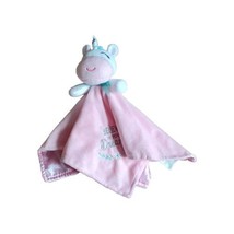 Baby Starters Pink Unicorn Lovey Security Blanket Plush Doll BELEIVE DREAMS 13&quot; - $10.00