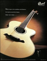 2002 Cort Custom Shop Acoustic Guitar advertisement 8 x 11 ad print - £3.39 GBP