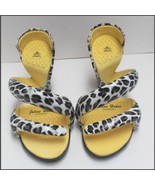 Leopard Padded Mojito Swirl Wrap Open Toe Sole-less High Heel Pumps - £159.83 GBP