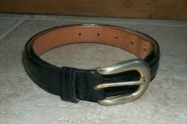 Leather Belt by Omega Belt Buckle Womens size Small - $16.99