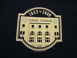 MLB New York Yankees Yankee Stadium 1928-2008 navy blue T Shirt Men's size L - £12.71 GBP