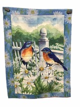 Blue Birds Outdoor Decorative Outdoor Flag 26x38” XXL  - MJ - £10.12 GBP