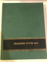 1963 Progress Notes Yearbook Medical College Of Alabama In Birmingham Vintage - £10.11 GBP