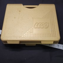 Vintage 1997 LEGO Storage Carrying Box Case Tote Gold USA 90&#39;s clean - £15.18 GBP