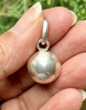 999 Pure Silver Hindu Religious Solid Silver Ball Pendant 16.5 gm , 1 Pc - €56,58 EUR
