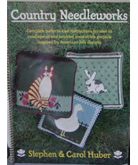 Book &quot;Country Needleworks&quot; Over 25 Needlepoint and Counted Cross Stitch ... - $6.99