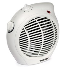 Impress Dual Setting Fan Heater with Adjustable Thermostat - £61.23 GBP