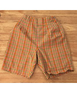 Vintage Jack Winter Plaid High Waist Shorts Pleats Pockets Waist 22” - £19.57 GBP