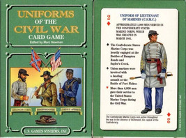Uniforms of the Civil War Playing Cards USGS - £8.53 GBP