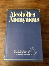 AA Alcoholics Anonymous 1976 3rd Edition Big Blue HC Book 1988 31st Printing - £14.24 GBP