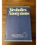 AA Alcoholics Anonymous 1976 3rd Edition Big Blue HC Book 1988 31st Prin... - £13.98 GBP