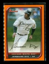 2008 Topps Bowman Orange Baseball Card #143 Jermaine Dye White Sox Le 214/250 - £6.72 GBP