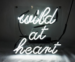 Wild At Heart Neon Sign 10&quot; x 10&quot; - £155.58 GBP