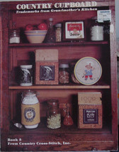 Vintage Cross Stitch &quot;Country Cupboard Trademarks From Grandmother&#39;s Kitchen&quot; 8 - £5.61 GBP