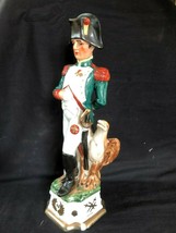 Naples Capodimonte Porcelain Figurine  Napoleonic Hussar Soldier 32 cm - £79.12 GBP