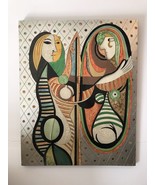 Abstract Wall Hanging Picasso Like 38” tall by 28” wide - £61.57 GBP