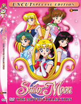 Sailor Moon *Uncut Special Edition* 3 Movies Collection Dvd (Eng Ver &amp; Subtitle) - £15.97 GBP