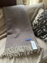 Sheep Wool Throw Blanket  Multicolour Brand New - £381.62 GBP