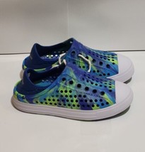 Skechers Solar Surge Blue Lime Boys Water Play Sandal Sneakers Size 11  - £11.21 GBP
