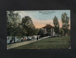 Vintage Postcard 1920s Band Stand Seneca Park Rochester NY  - $4.99