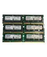 LOT of 6: Crucial 4GB x2 DDR3L 1066 SDDIM MAC Laptop MEMORY RAM - $39.59