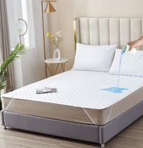 Elif Queen Size Mattress Protector, Waterproof, Quilted Cover Pad For Kids, Soft - £35.32 GBP