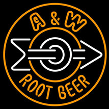 Brand New A and W Root enjoy  Beer Bar Pub Neon Light Sign 16&quot;x16&quot;[High ... - £110.76 GBP