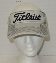 Titleist Pro V1 adjustable One Size Fits all Visor Hat Cap Golf Black White - $8.88