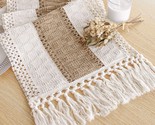 Boho Table Runner For Home Decor 72 Inches Long Farmhouse Rustic Table R... - £19.95 GBP