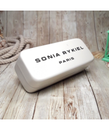 Sonia Rykiel Paris Eyeglass Sunglass White Leather Clamshell Hard CASE ONLY - €7,59 EUR